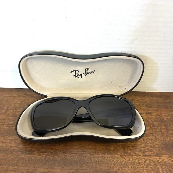 Ray-Ban RB4101 Jackie Ohh 601 Black Sunglasses FRAMES ONLY 3N Italy - Picture 1 of 6